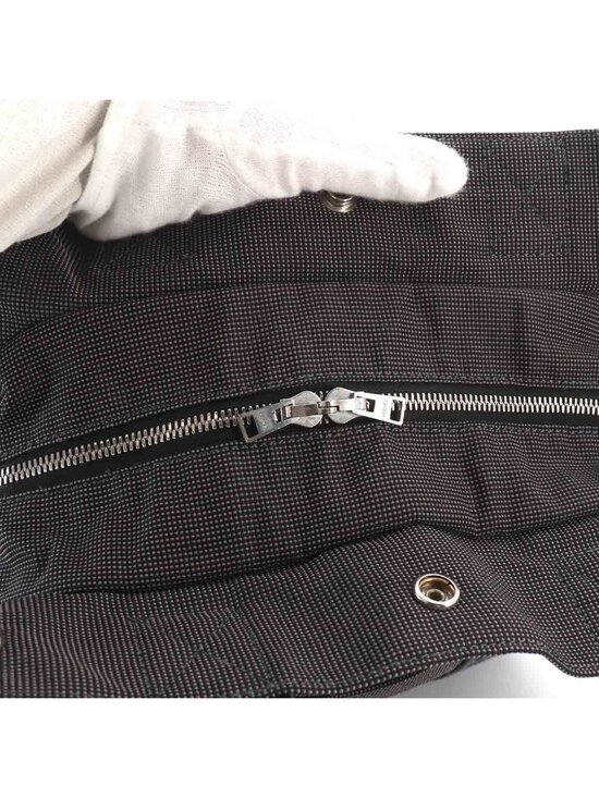 Hermes Her Line Sac a Dos Backpack Canvas Gray Ad PM main image 9